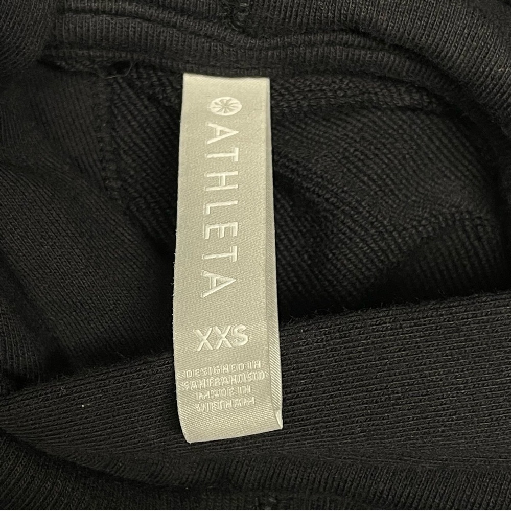 Athleta Black Moonrise Hoodie Sweatshirt Size XXS - Picture 11 of 12